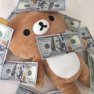 🤑 emoji мишка @bez_slov_kiselek Telegram sticker 15 of 71