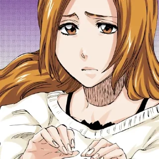 😔 emoji Orihime Inoue @xkysluv Telegram sticker 15 of 60