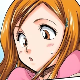 😯 emoji Orihime Inoue @xkysluv Telegram sticker 11 of 60