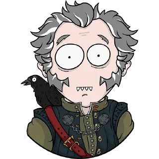 😳 emoji Ведьмак и Гвинт от Демона Лапласа Telegram sticker 22 of 48