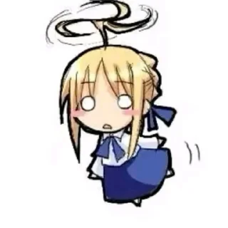 🗡 emoji Fate saber Telegram sticker 5 of 7