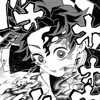😦 emoji Tanjiro kny Telegram sticker 1 of 16