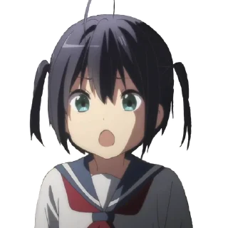 😯 emoji Rikka Takanashi Telegram sticker 7 of 18