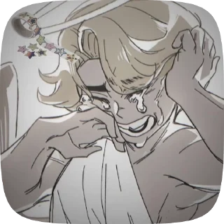 🌟 emoji БОЛЬШЕ ⇨ @CLOOBHUB АВЕЛЬ ОТЕЛЬ ХАЗБИН HAZBIN HOTEL Telegram sticker 8 of 35