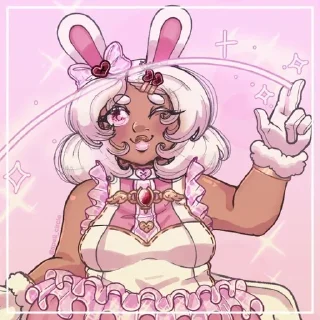 🎀 emoji Human!Usami :: @UsamiHope Telegram sticker 12 of 50