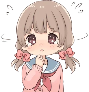 😭 emoji Зайка–тян 2 @nyasticks Telegram sticker 18 of 41
