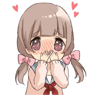 🥰 emoji Зайка–тян @nyasticks Telegram sticker 21 of 41
