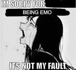 😱 emoji ꧁ঔৣ☬✞ęmø✞☬ঔৣ꧂ Telegram sticker 24 of 61