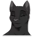 😒 emoji Black Panther @TVstickers Telegram sticker 10 of 16
