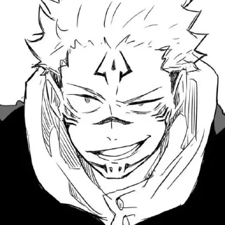 🌟 emoji Sukuna Manga @ShloY | @KorPh Telegram sticker 7 of 100