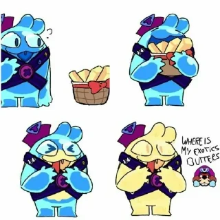 🧈 emoji Скуик!!! Telegram sticker 15 of 15