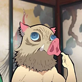 🐗 emoji ↺∘𝐼𝑛𝑜𝑠𝑢𝑘𝑒∘↻ @anime_stikers3 Telegram sticker 23 of 95