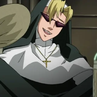😀 emoji Eda black lagoon | nun Telegram sticker 22 of 52