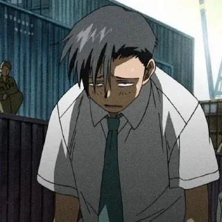 😔 emoji Black Lagoon @ikkiggai Telegram sticker 23 of 120