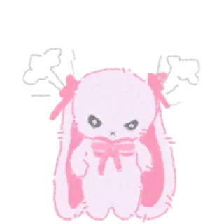 😠 emoji schmuck♡૮₍ ˶• ˔ ต ₎ა♡dump Telegram sticker 11 of 24