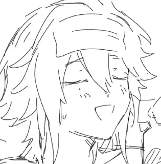 🤤 emoji heizou muhehe Telegram sticker 20 of 30