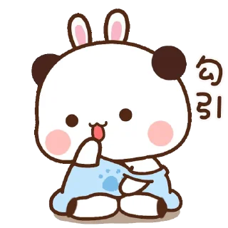 ☺ emoji Dudu & Bubu 10 @twix_bears Telegram sticker 18 of 120