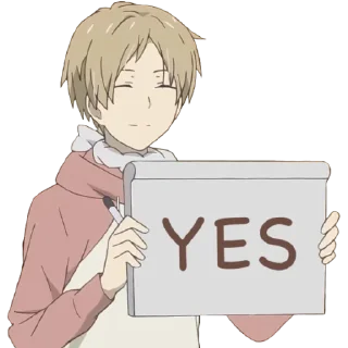 👍 emoji Natsume Yuujinchou • @tsuuii @kamisamanojinja Telegram sticker 11 of 118