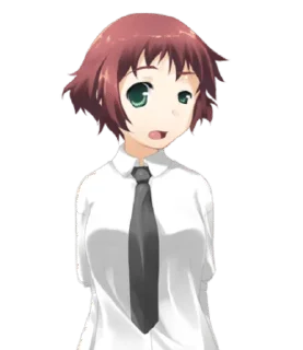 🤪 emoji katawa shoujo 1 Telegram sticker 22 of 86