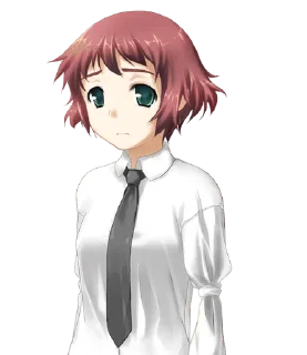 🙁 emoji katawa shoujo 1 Telegram sticker 15 of 86