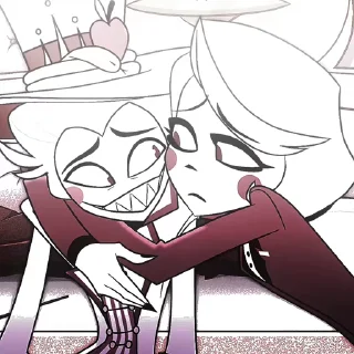 💕 emoji БОЛЬШЕ ⇨ @CLOOBHUB ЛЮЦИФЕР ОТЕЛЬ ХАЗБИН LUCIFER ТГ Telegram sticker 13 of 107
