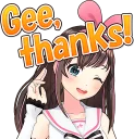 Sticker from Kizuna AI Stickers :: @line_stickers