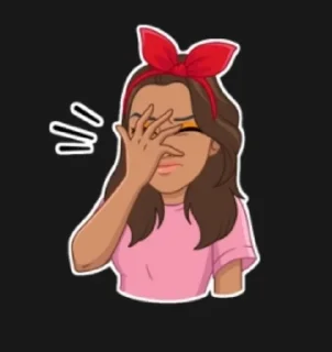 🤦‍♀️ emoji Lizzzka Telegram sticker 14 of 37