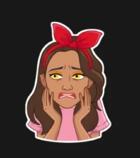 😰 emoji Lizzzka Telegram sticker 10 of 37