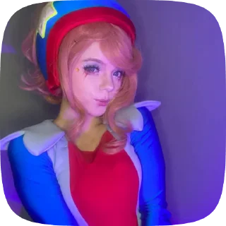 🙂 emoji janet cosplays by xugskha Telegram sticker 9 of 54