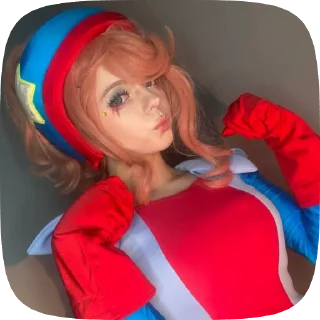 🤗 emoji janet cosplays by xugskha Telegram sticker 15 of 54
