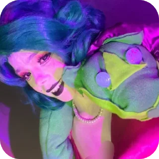 🔳 emoji Lola cosplays by xugskha Telegram sticker 8 of 40