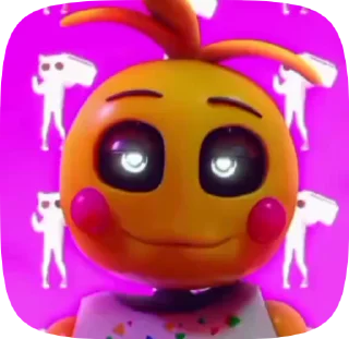 😏 emoji Toy Chica Top Telegram sticker 7 of 15