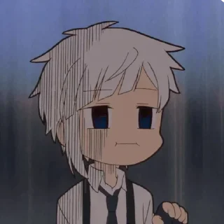 ❤️ emoji бродячие псы @anime_stickerr Telegram sticker 13 of 27