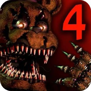 4⃣ emoji FNAF 4 • @Earth928B Telegram sticker 1 of 50