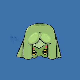 🍑 emoji жабки @stickerskva Telegram sticker 9 of 57