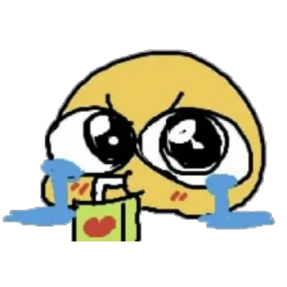 🍎 emoji cute cursed emoji. Telegram sticker 13 of 91