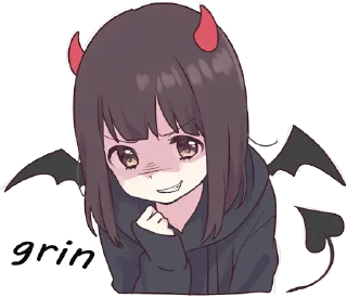 😈 emoji Кокетка кор Telegram sticker 7 of 99