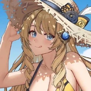 ⛱️ emoji ☆Navia Telegram sticker 11 of 74