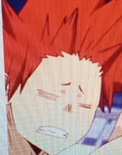 😞 emoji Киришима Эйджиро Telegram sticker 24 of 38