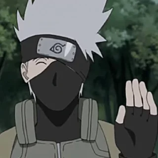 🤚 emoji Kakashi ahhh Telegram sticker 23 of 49