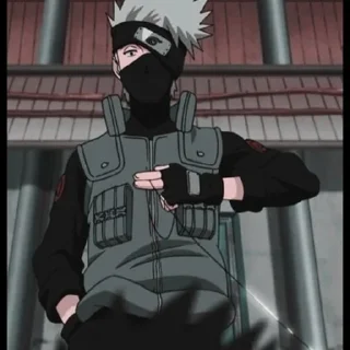 😑 emoji ✯ kakashi ✯ Telegram sticker 10 of 41