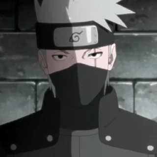 😐 emoji ✯ kakashi ✯ Telegram sticker 15 of 41