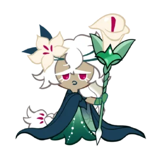 🌫 emoji White Lily! Telegram sticker 5 of 9
