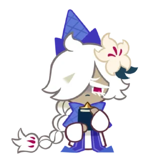 🍕 emoji White Lily cookie Telegram sticker 17 of 31