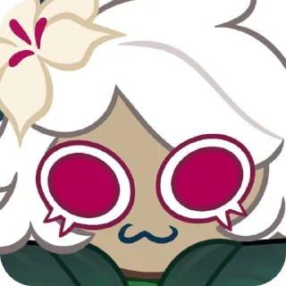 🌱 emoji 𓍼 | White Lily Cookie [ @crkstick ] Telegram sticker 24 of 100