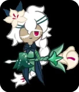 🌟 emoji White Lily Cookie♡ Telegram sticker 6 of 17