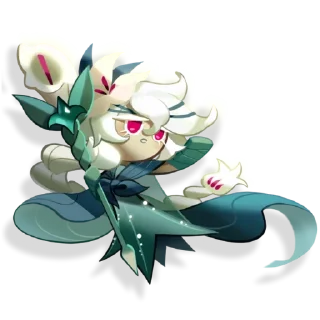 Sticker from ’  white lily . ` “