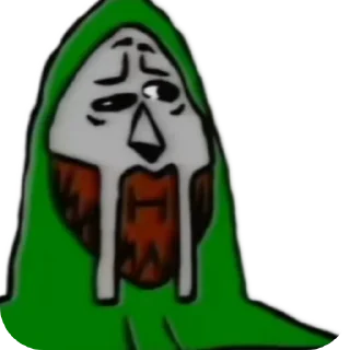 😀 emoji MF DOOM THE BEST [ALL CAPS] Telegram sticker 13 of 30