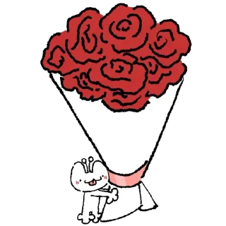 🖼 emoji bouquet of flowers ( @stickers_by_k ) Telegram sticker 16 of 25