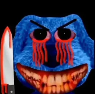 🔪 emoji Психованные лица Бена 2 Telegram sticker 19 of 60